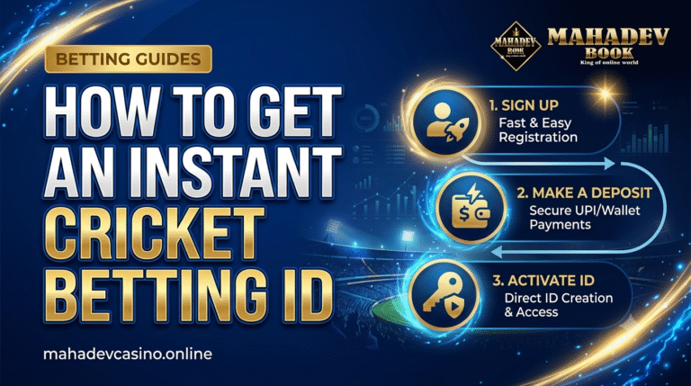 Instant cricket betting ID activation